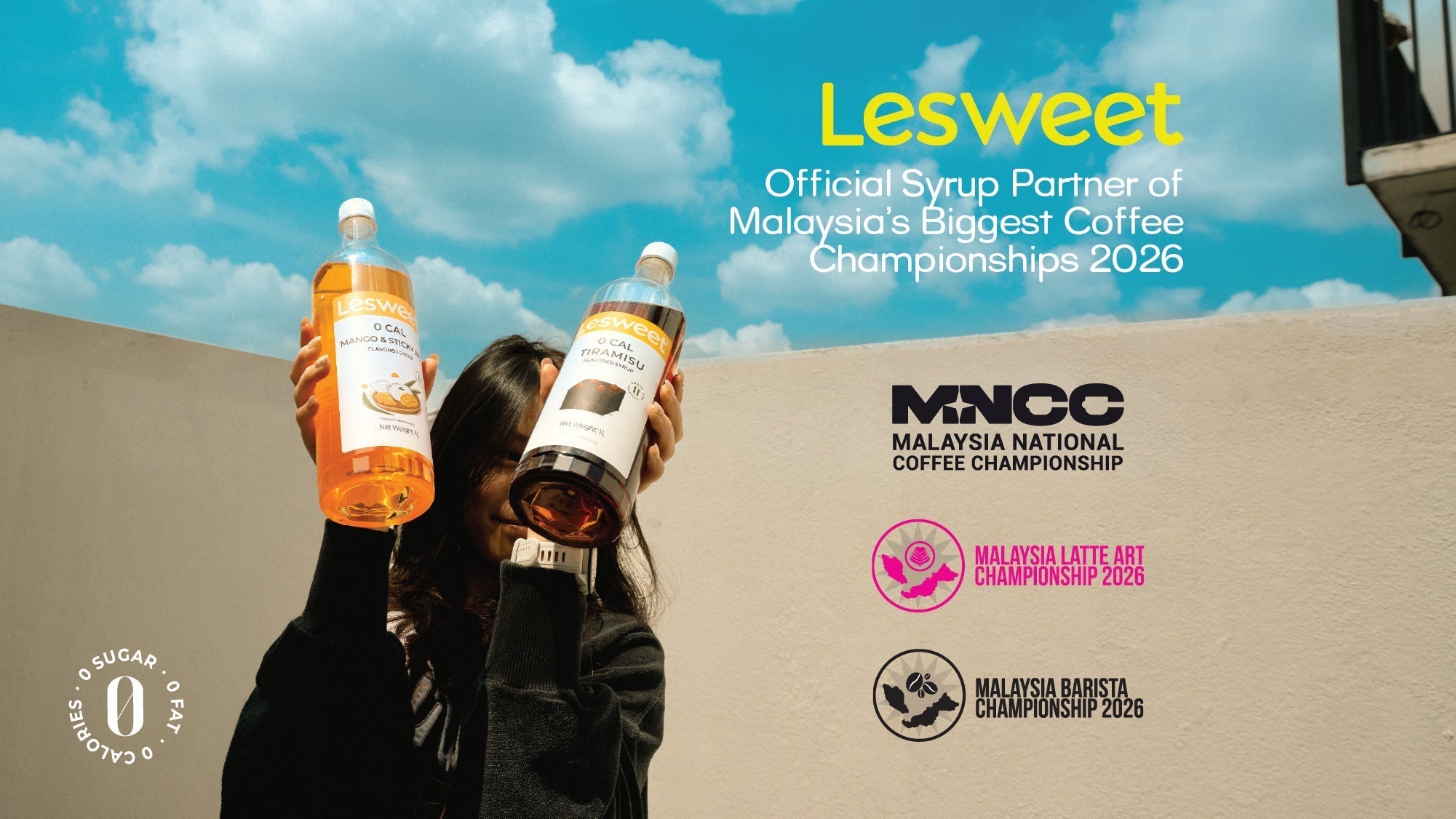 Official Syrup Partner of Malaysia’s Biggest Coffee Championships 2026