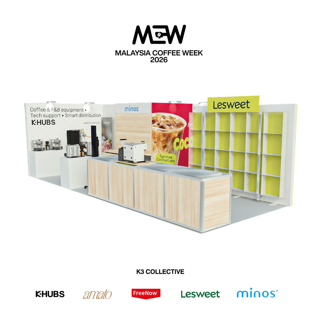 Lesweet Brings Zero-Sugar Flavour to Malaysia Coffee Week 2026
