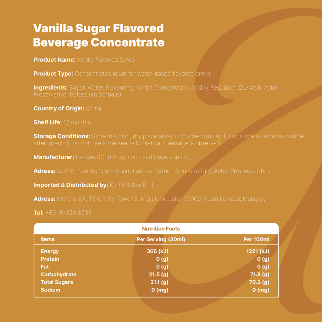 Amato Vanilla Flavored Syrup